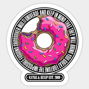 Who Bite My Donut? Sticker